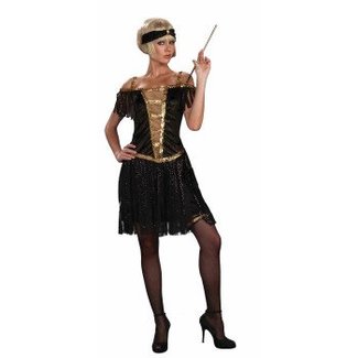 Forum Novelties Golden Glamorous Flapper Adult SM-XS 2-6