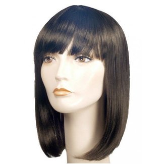 Morris Costumes and Lacey Fashions Courtney Pageboy Brown 6 Wig
