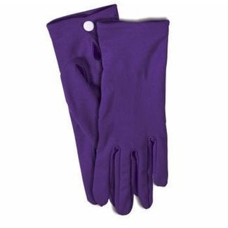 Forum Novelties Gloves Wrist, Purple - Adult