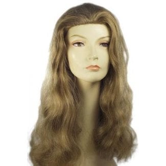 Morris Costumes and Lacey Fashions Discount Veronica Med Brown Wig