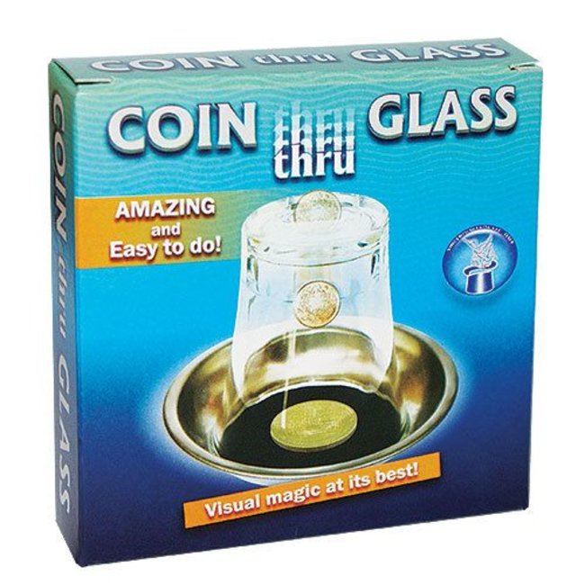 Coin Thru Glass by Vincenzo Di Fatta