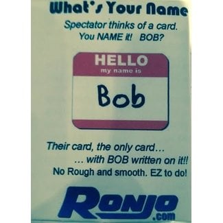 Ronjo Hello My Name Is Bob (/1014)