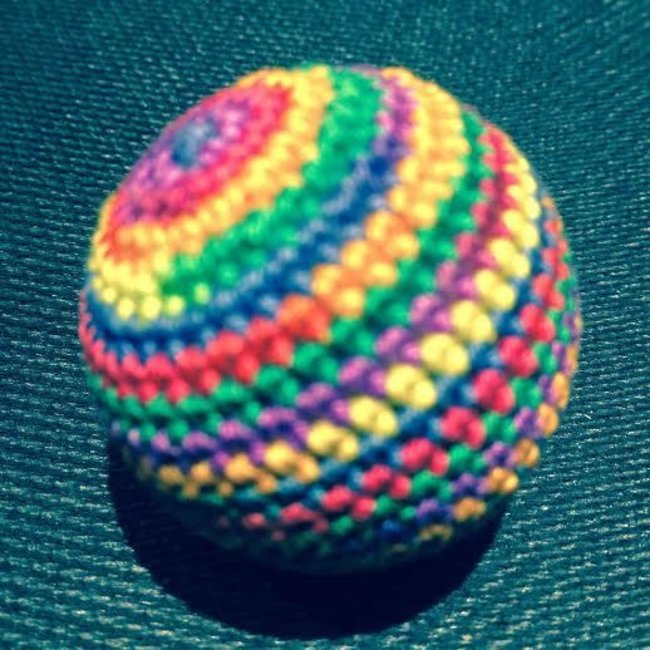 Ronjo Load Ball, 1 1/4 inch Wood - Rainbow (M8)