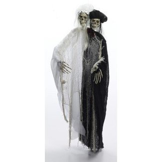 Forum Novelties Lite Up Bride And Groom Skeleton Hanging Prop (523)