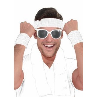 Forum Novelties Sunglasses White Frame