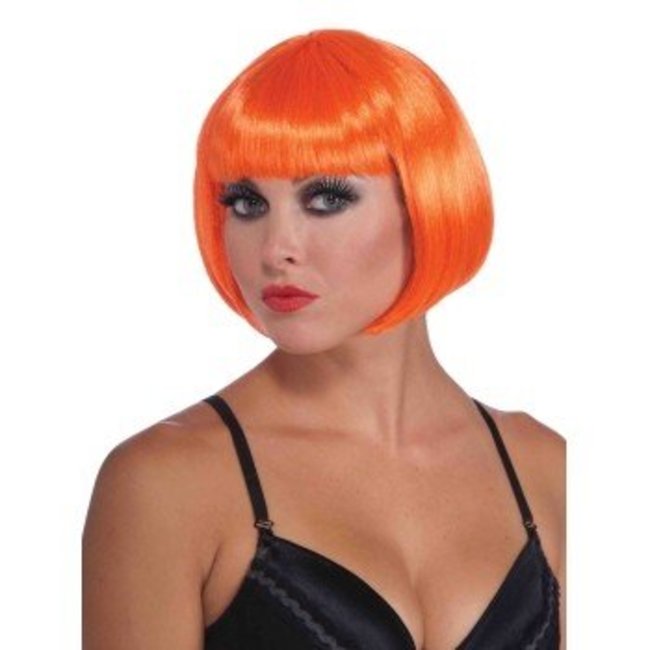 Forum Novelties Neon Orange Bob Wig (361)