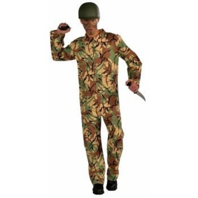 Forum Novelties Army Jumpsuit, Camo Size 42