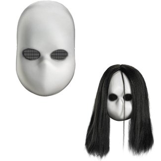 Disguise Blank Black Eyes Doll Mask