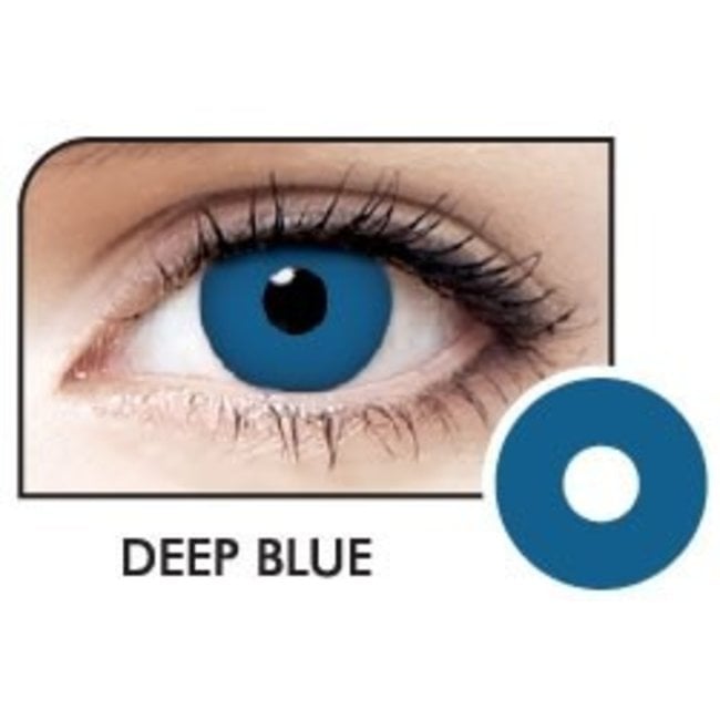 Fine And Clear Deep Blue Contact Lenses (C2)