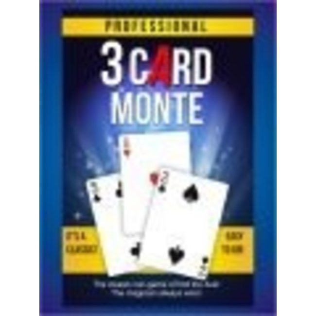 Professional 3 Card Monte by Trickmaster Magic (M10)