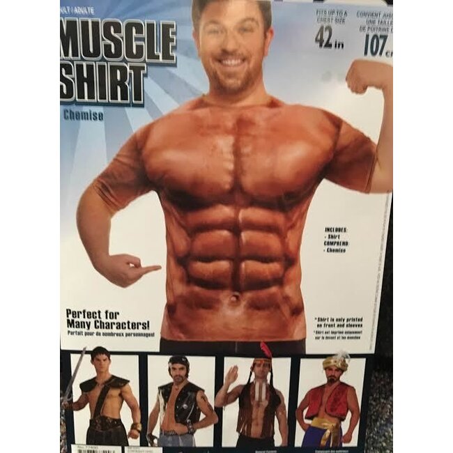 Forum Novelties Muscle Shirt, Male - 42