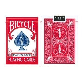 United States Playing Card Compnay Bicycle Cards Maiden Backs by USPC RED