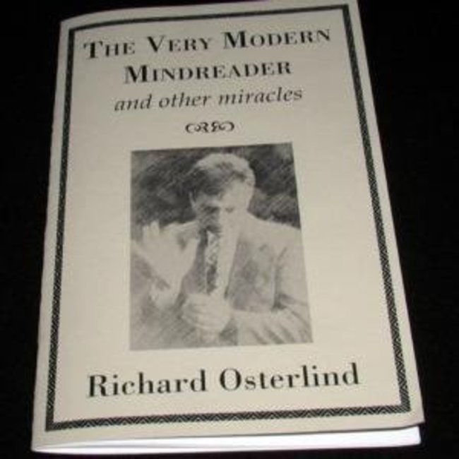 Book - The Very Modern Mindreader and Other Miracles by Richard Osterlind (M7)