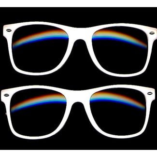 Wayfarer Eyeglasses White Frame - Soft Touch Coating