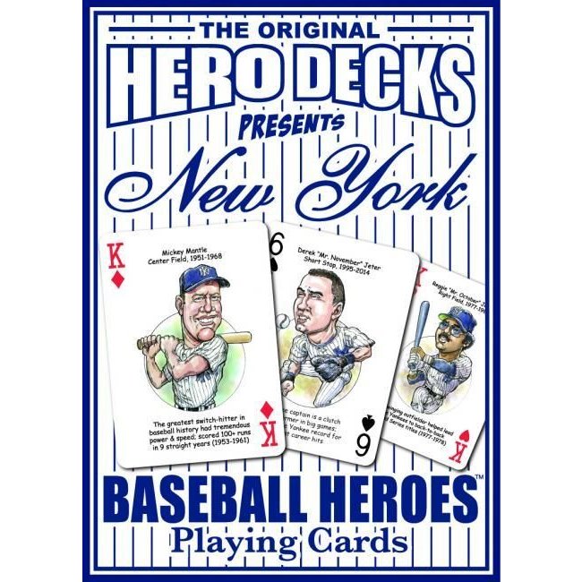 Hero Decks: New York Yankees Baseball Playing Cards by Parody Productions LLC