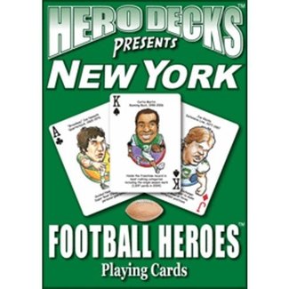 Hero Decks: New York Jets Football Playing Cards by Parody Productions LLC