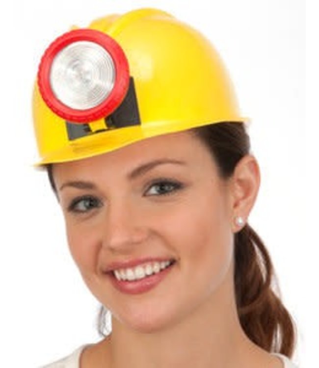 Hat Miner Hard Hat with Light by Jacobson Hats Ronjo Magic, Costumes