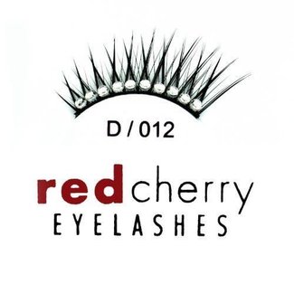 Red Cherry Eyelashes Gem D012