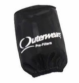 Outer Wear Black Pre-filter w/cap 3-1/2" X 8"