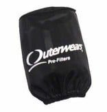 Outer Wear Black Pre-filter w/cap 3-1/2" X 4"
