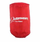 Outer Wear RED PREFILTER W/CAP 3-1/2" X6