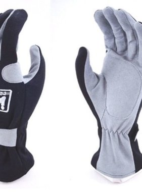 Kart Adult XL Racewear 200 Series Gloves (Black & Gray)