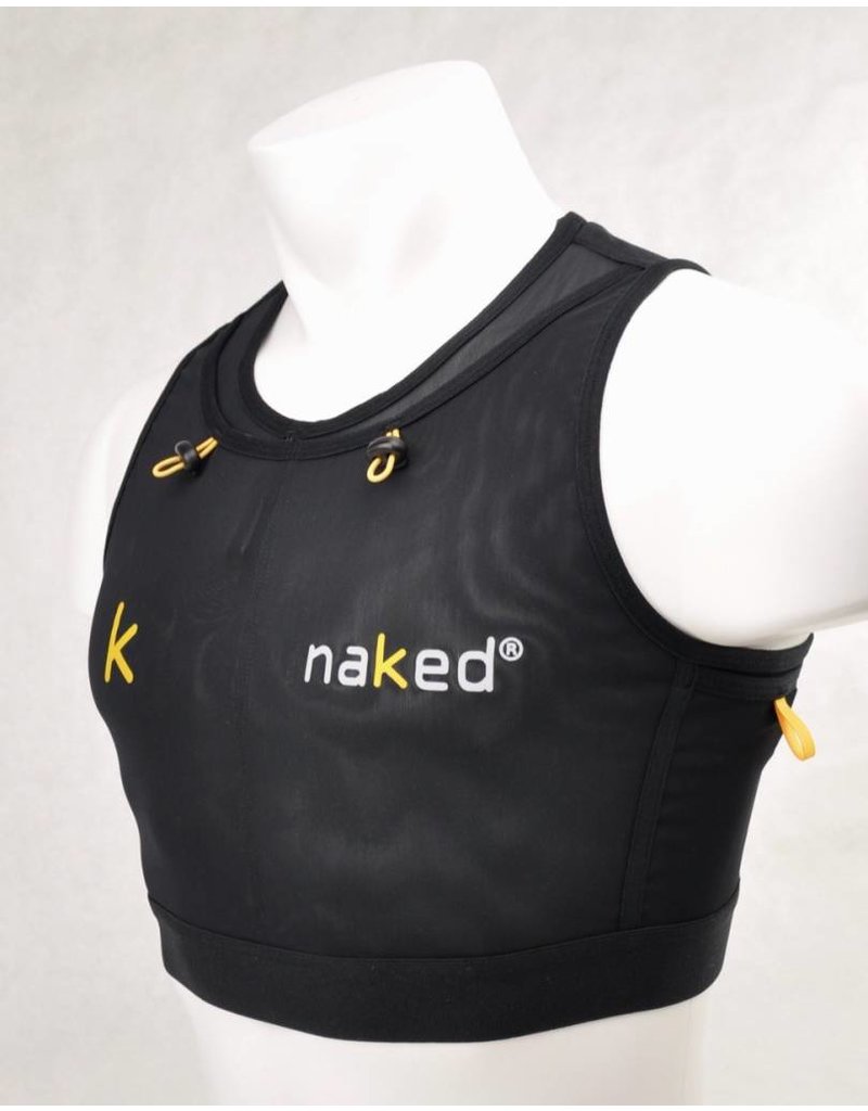 running in a vest