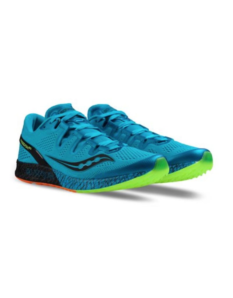 saucony freedom iso men's shoes blueblackcitron