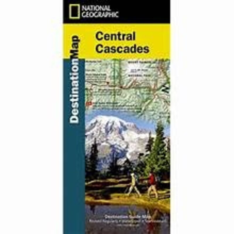 NATIONAL GEOGRAPHIC National Geographic Central Cascades Map