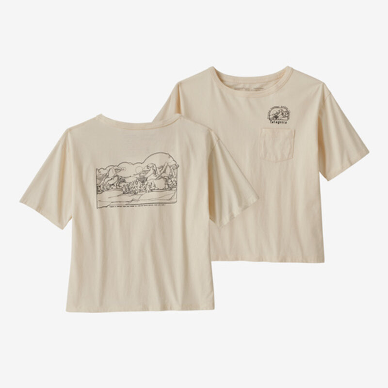 Patagonia W's Lost and Found Organic Easy Cut Pocket Tee