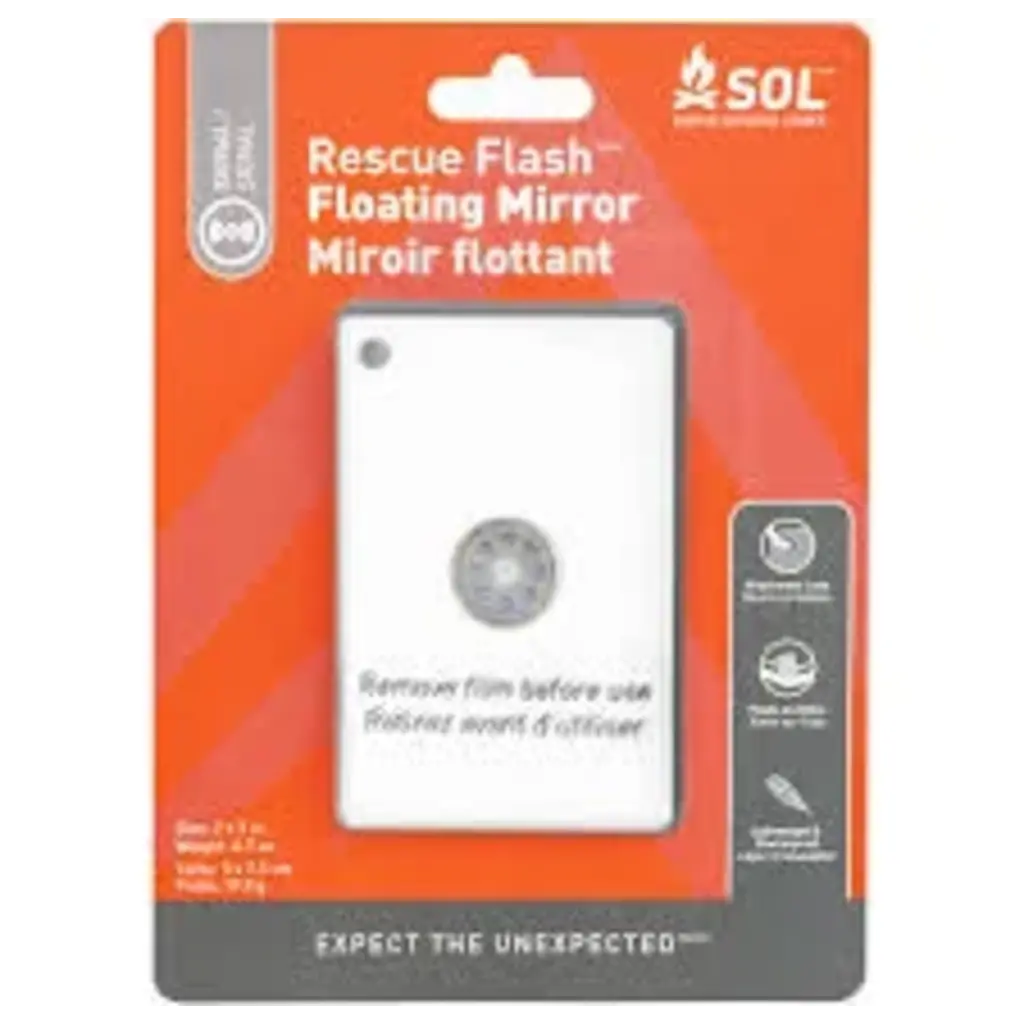 SOL RESCUE FLOATING SIGNAL MIRROR