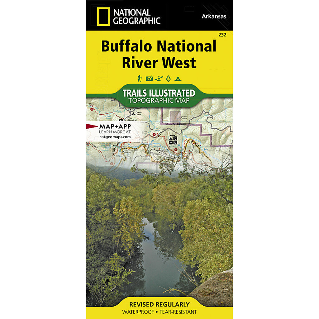 NATIONAL GEOGRAPHIC BUFFALO NATL RIVER WEST #232