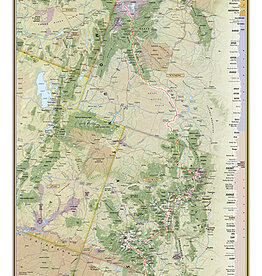 NATIONAL GEOGRAPHIC Continental Divide Trail Map