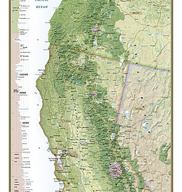 NATIONAL GEOGRAPHIC Pacific Crest Trail Map