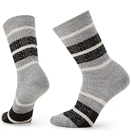 Smartwool Everyday Striped Cable Crew Socks