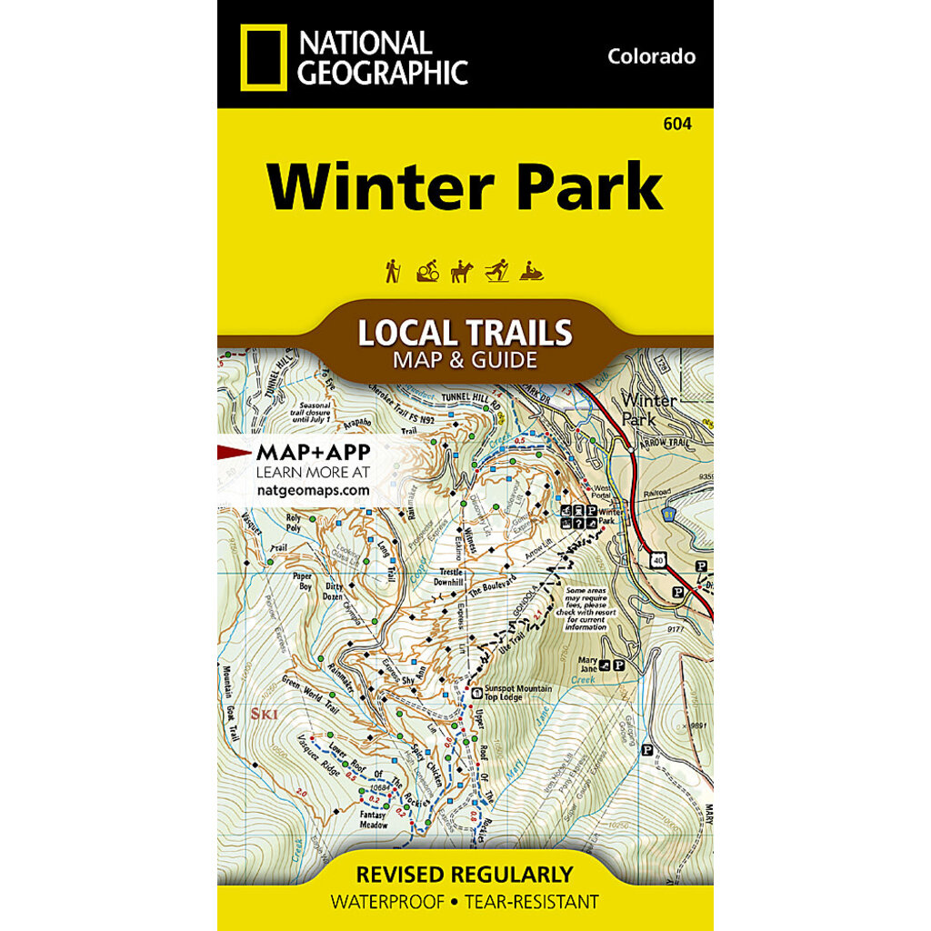 NATIONAL GEOGRAPHIC Winter Park Local Trails #604