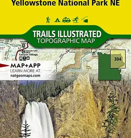 NATIONAL GEOGRAPHIC Tower Canyon Yellowstone NP NE Trails Illustrated #304