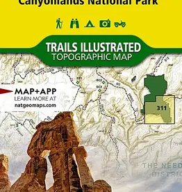 NATIONAL GEOGRAPHIC Needles District-Canyonlands Trails Illustrated #311