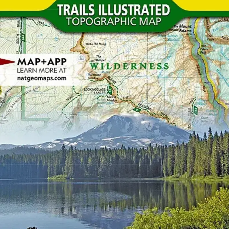 NATIONAL GEOGRAPHIC Mount St. Helens, Mount Adams Gifford Pinchot National Forest #822