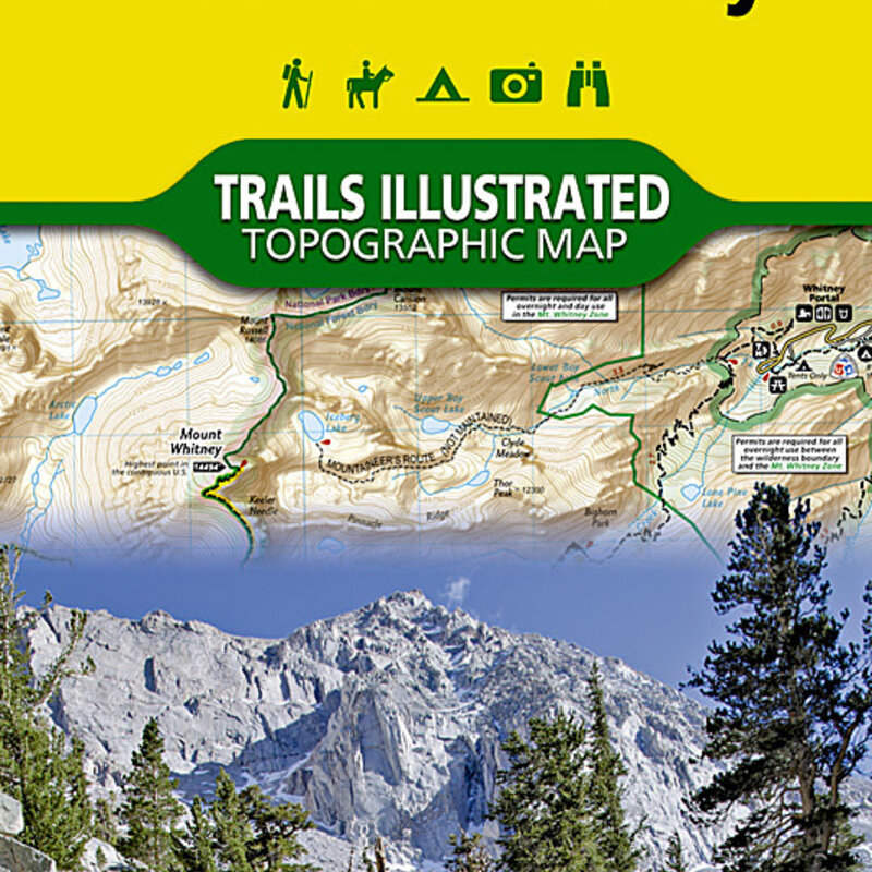 NATIONAL GEOGRAPHIC Mount Whitney Trails Illustrated #322