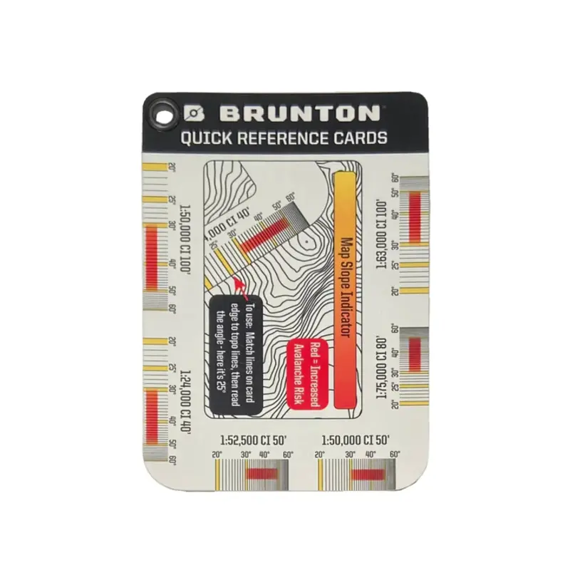 BRUNTON Brunton Quick Reference Card