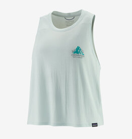 Patagonia W's Cap Cool Trail Cropped Tank Chouinard Crest