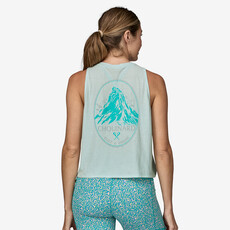 Patagonia W's Cap Cool Trail Cropped Tank Chouinard Crest