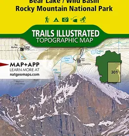 NATIONAL GEOGRAPHIC Longs Peak Bear Lake/Wild Basin Rocky Mt. NP Trails Illustrated #301