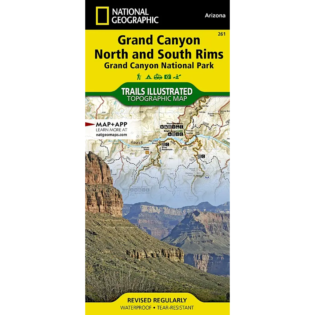 NATIONAL GEOGRAPHIC Grand Canyon, North and South Rims Grand Canyon National Park #261