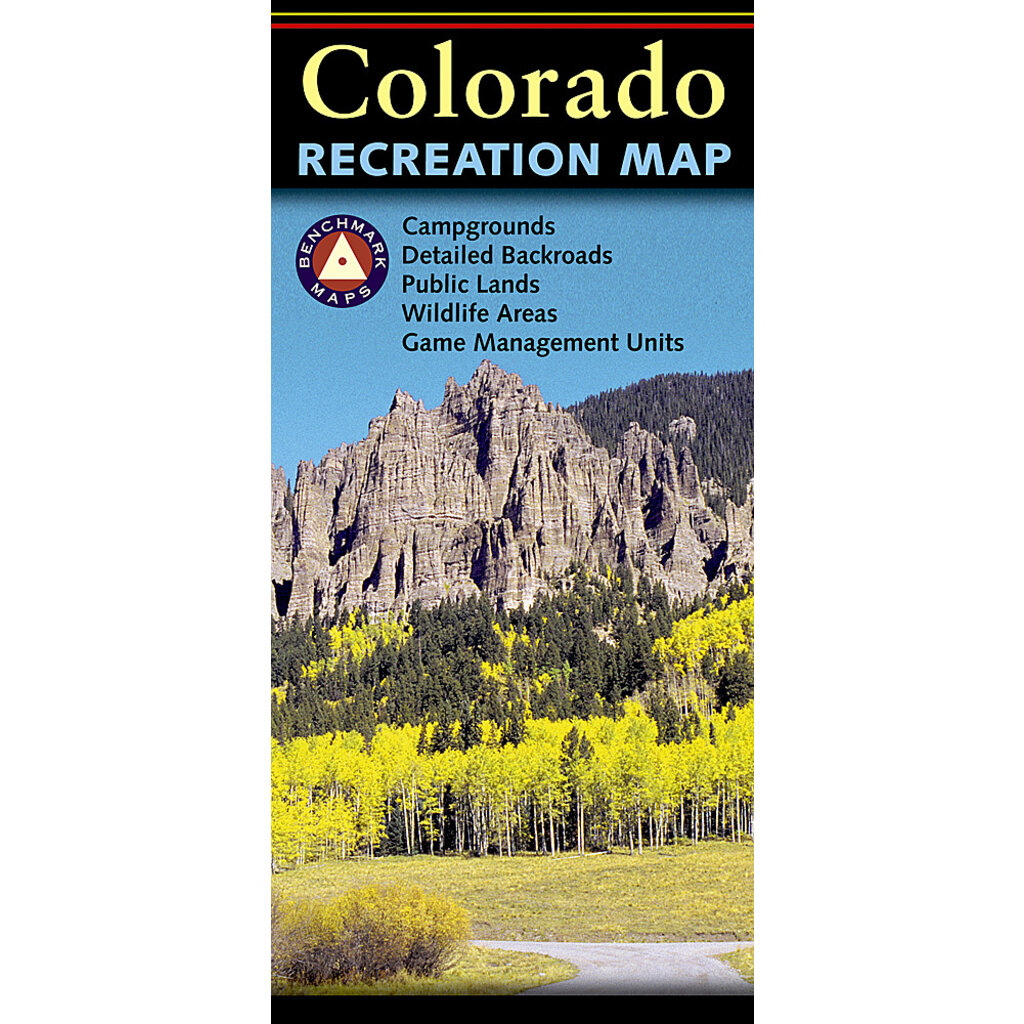 NATIONAL GEOGRAPHIC COLORADO RECREATIONAL MAP