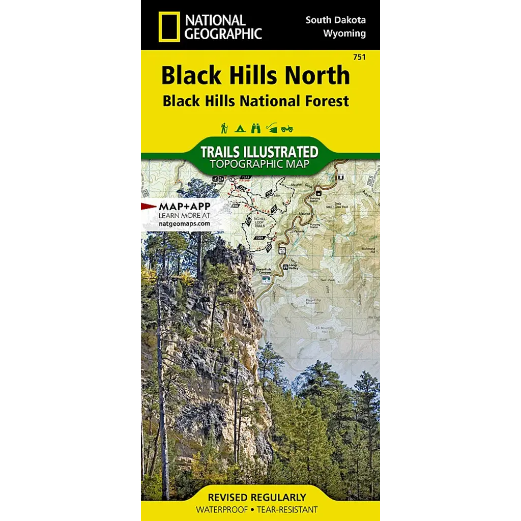 NATIONAL GEOGRAPHIC BLACK HILLS, NORTHEAST #751
