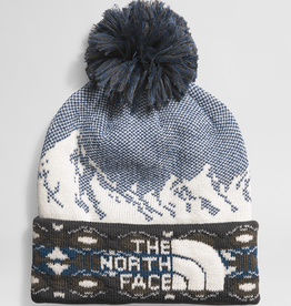 The North Face Recycled Pom Pom Shady Blue/Gardenia White OS