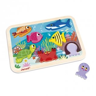 Janod Toys Marine Chunky Puzzle