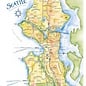 Elizabeth Person Seattle Map Print
